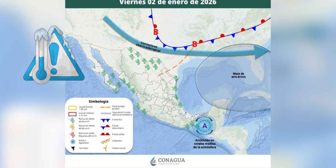 clima viernes 2 enero