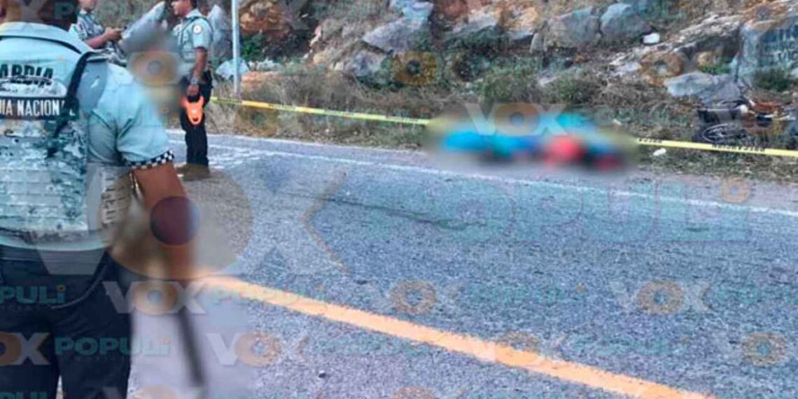 motociclista Carretera Victoria - Tula