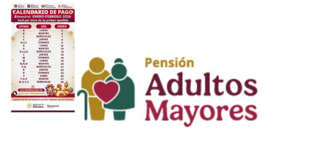 ¿Quiénes serán los últimos adultos mayores en recibir la Pensión Bienestar 2026 del bimestre enero-febrero?
