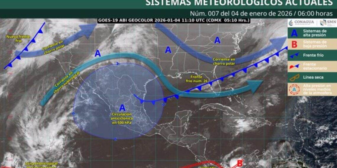 ¿Seguirá el frío intenso en el norte y noreste de México hoy 4 de enero de 2026