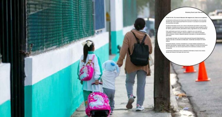 ¿Suspenderán las clases en Nuevo León debido al impacto del frente frío 27?