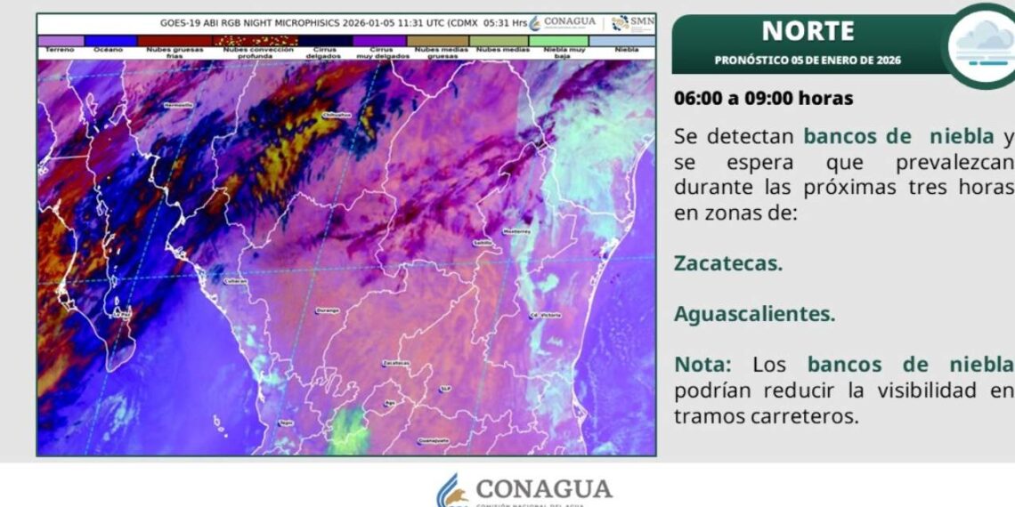 ¿Tamaulipas tendrá lluvias o calor hoy 5 de enero de 2026