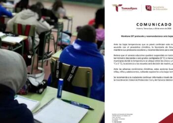 ¿Volverán a suspender las clases en Tamaulipas? SET emite comunicado ante bajas temperaturas