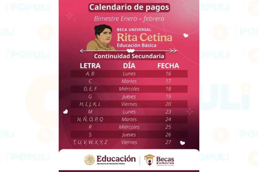 ¿Habrá pago triple de la Beca Rita Cetina 2026 este 20 de febrero?
