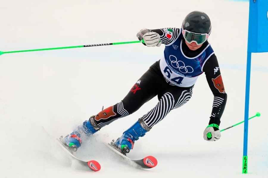 A pesar del resultado, Lasse Gaxiola hace historia en los Juegos Olímpicos de Invierno 2026