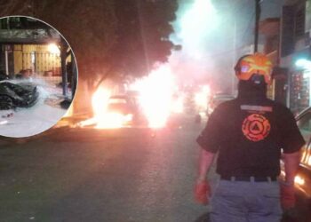 Adulto mayor resulta lesionado tras incendio en la colonia Valle del Roble en San Nicolás, NL