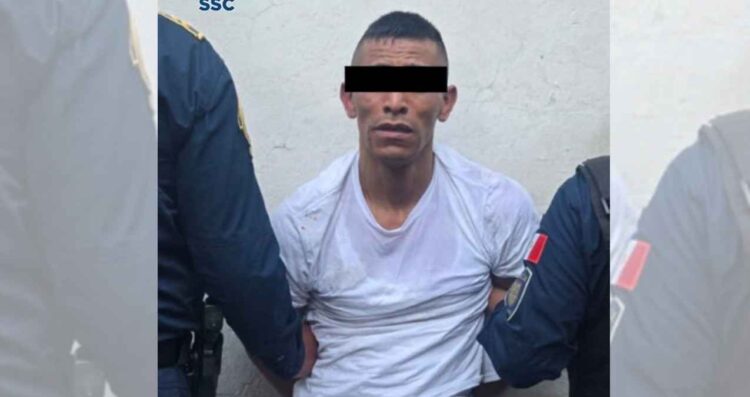 Agentes policiales detuvieron a presunto asaltante ligado a múltiples robos en la CDMX