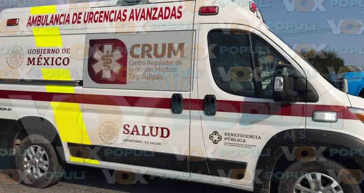 Albañil sufre caída en obra y termina hospitalizado en Ciudad Victoria, Tamaulipas