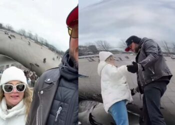 Alicia Villarreal y Cibad Hernández comparten video romántico en Chicago
