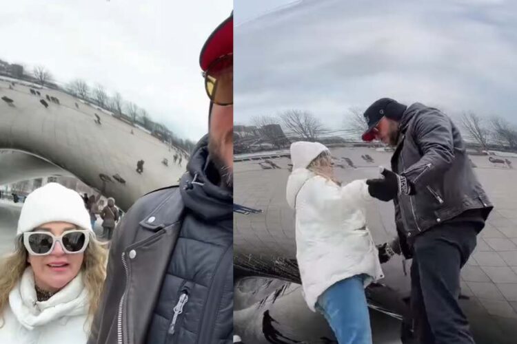 Alicia Villarreal y Cibad Hernández comparten video romántico en Chicago