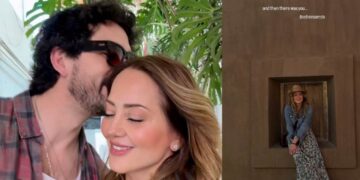Andrea Legarreta celebra su primer San Valentín junto a Luis Carlos Origel