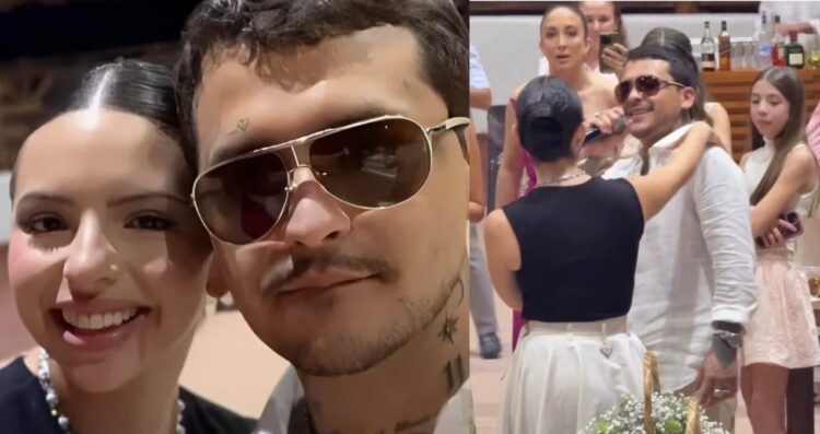 Ángela Aguilar y Christian Nodal celebran San Valentín en Cancún 