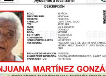 Autoridades buscan a adulta mayor reportada como desaparecida en Juárez, Nuevo León