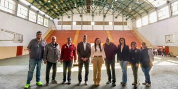 Avanza rehabilitación del escuadrón 201; Carmen Lilia reafirma compromiso con el patrimonio histórico de Nuevo Laredo, Tamaulipas