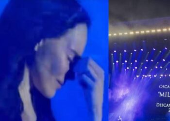 Belinda rompe en llanto en pleno homenaje para su amigo Milkman