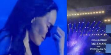 Belinda rompe en llanto en pleno homenaje para su amigo Milkman