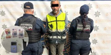 Cae ladrón después de asaltar a peatón en la colonia La Playa en Guadalupe, Nuevo León