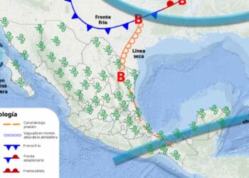 Calor y vientos en México