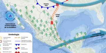 Calor y vientos en México
