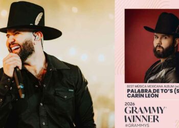 Carín León gana el premio a mejor álbum de música mexicana contemporánea