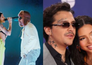 Cazzu sorprende al cantar Con otra en concierto de Bad Bunny