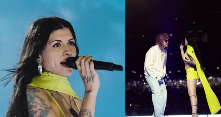 Cazzu sorprende junto a Bad Bunny en concierto en Argentina
