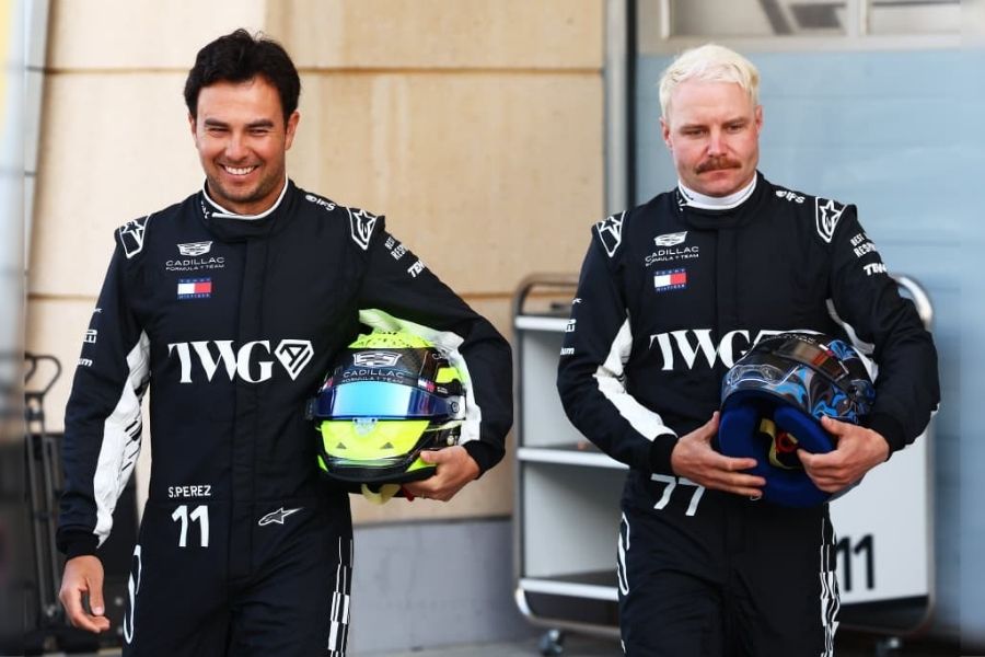 Checo Pérez test Bahréin