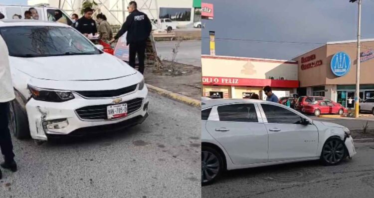 Choque en avenida Marte R. Gómez