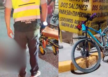 ciclista lesionado atropellado El Mante
