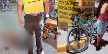 ciclista lesionado atropellado El Mante