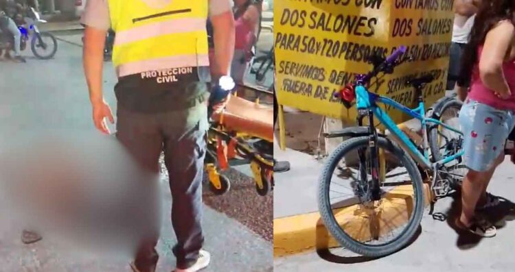 ciclista lesionado atropellado El Mante