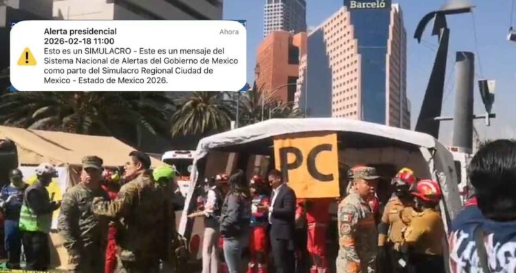 Ciudadanos de la CDMX y Edomex reciben alerta en los celulares durante el Primer Simulacro de este 2026; así fue el momento exacto
