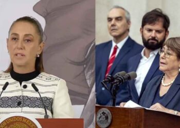 Claudia Sheinbaum anuncia apoyo de México a Bachelet para dirigir la ONU