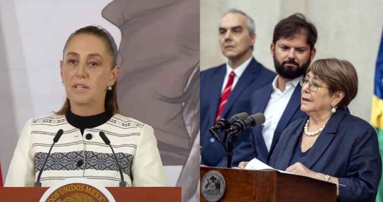 Claudia Sheinbaum anuncia apoyo de México a Bachelet para dirigir la ONU