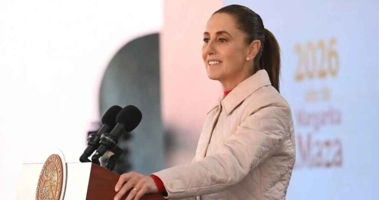 Claudia Sheinbaum realiza la entrega de Vivienda para el Bienestar en Juárez, Nuevo León