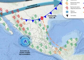 Clima en México jueves 19
