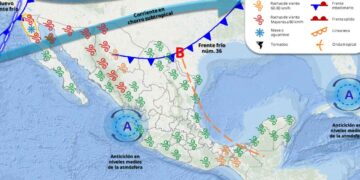 Clima en México jueves 19
