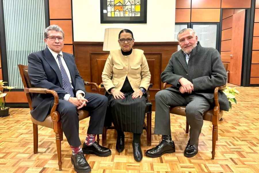 Con emotivo mensaje, Ricardo Monreal reconoce el trabajo de Adán Augusto López en el Senado