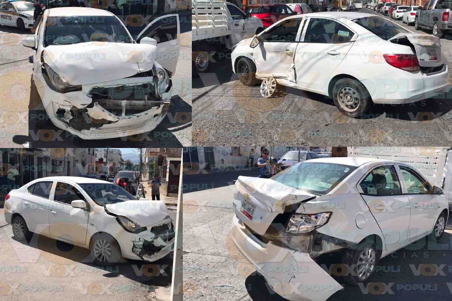 Conductor omite alto por presunta falla de frenos y deja una mujer herida en Ciudad Victoria, Tamaulipas