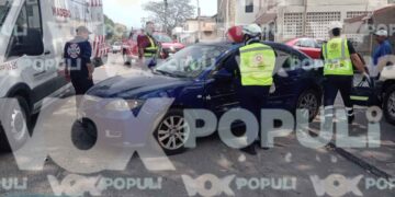 Conductora es hospitalizada tras participar en un accidente en Ciudad Madero, Tamaulipas