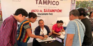 Crece la demanda de vacunas contra el sarampión en Tampico, Tamaulipas