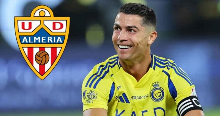 Cristiano Ronaldo se convierte en accionista del Almería tras adquirir el 25 %