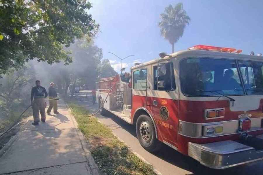 Cuerpo de Bomberos controla múltiples incendios en Ciudad Victoria, Tamaulipas