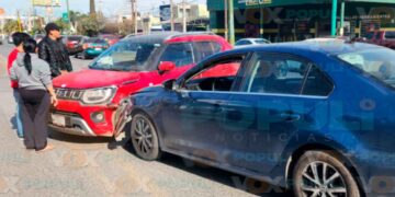 Despistado accidente en Victoria
