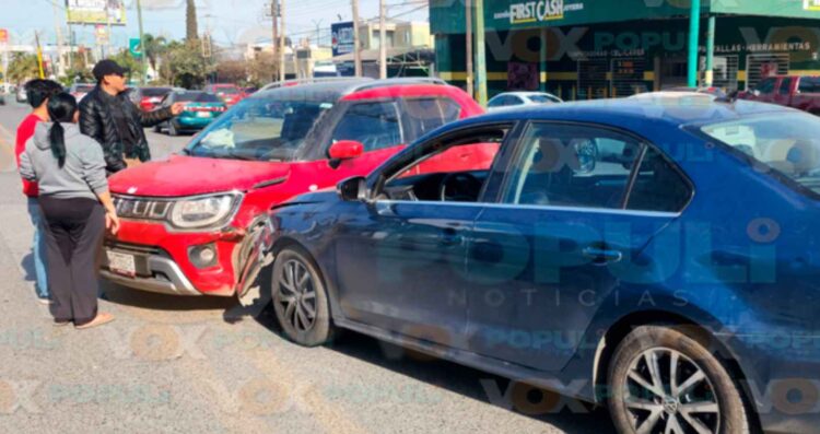 Despistado accidente en Victoria