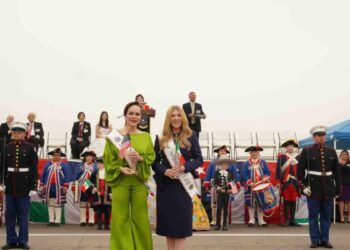 Dos Laredos refrendan alianza binacional en la Ceremonia del Abrazo 2026; Carmen Lilia es nombrada Señora Internacional