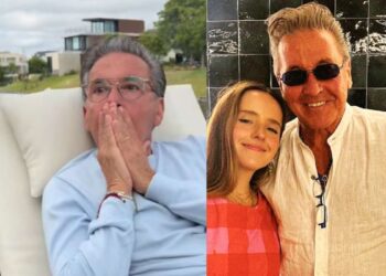 Evaluna sorprende a Ricardo Montaner en Buenos Aires junto a sus hijas