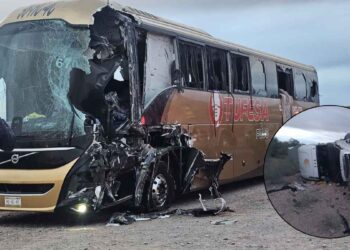 Fatal choque en la carretera Caborca-Sonoyta deja al menos 4 muertos y más de 20 heridos