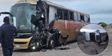 Fatal choque en la carretera Caborca-Sonoyta deja al menos 4 muertos y más de 20 heridos