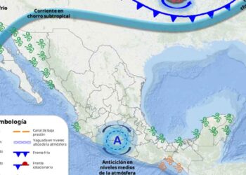 Frente frío 34 en México